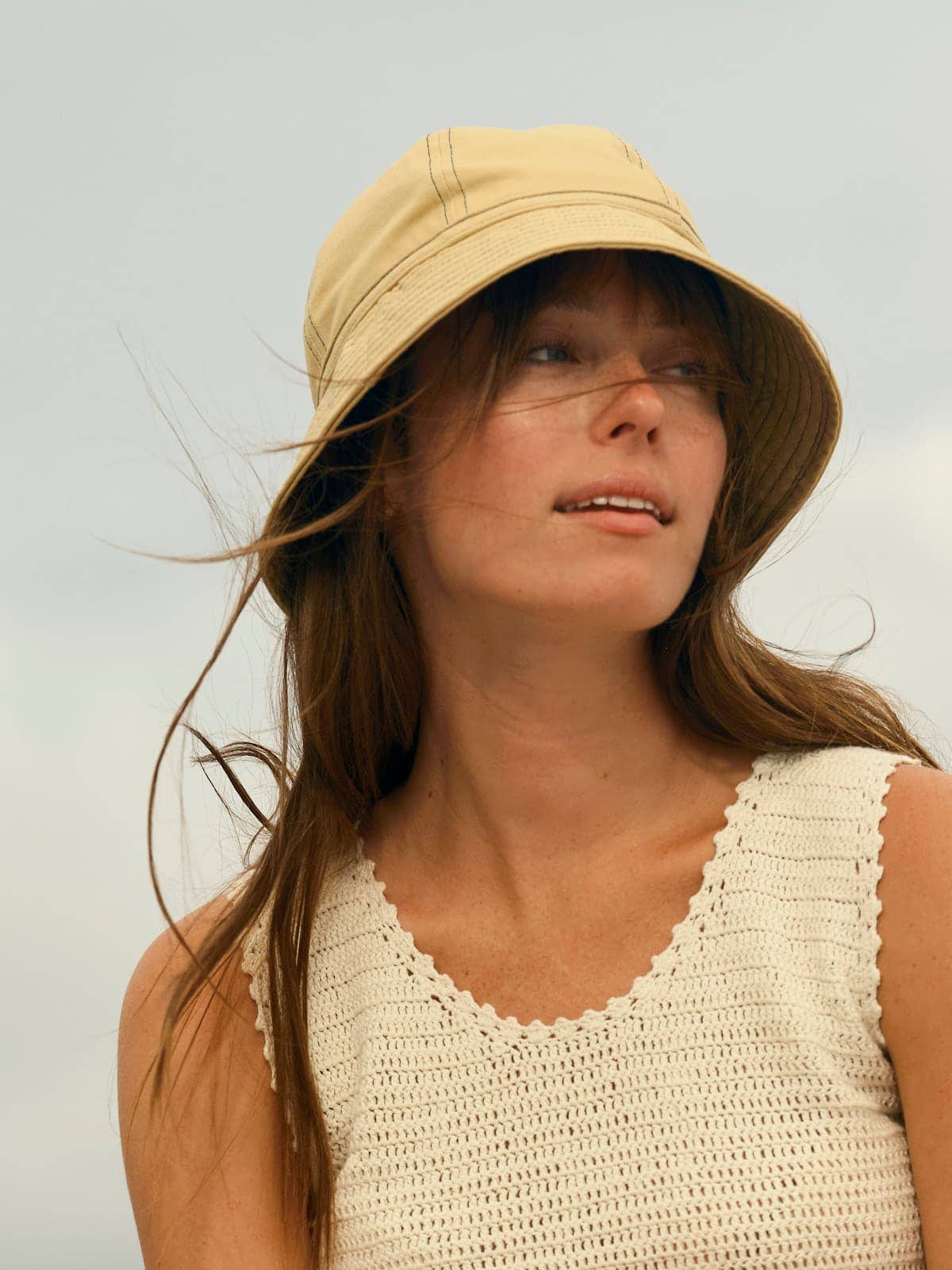Mollusk - Cupola Bucket Hat: Sand / OS