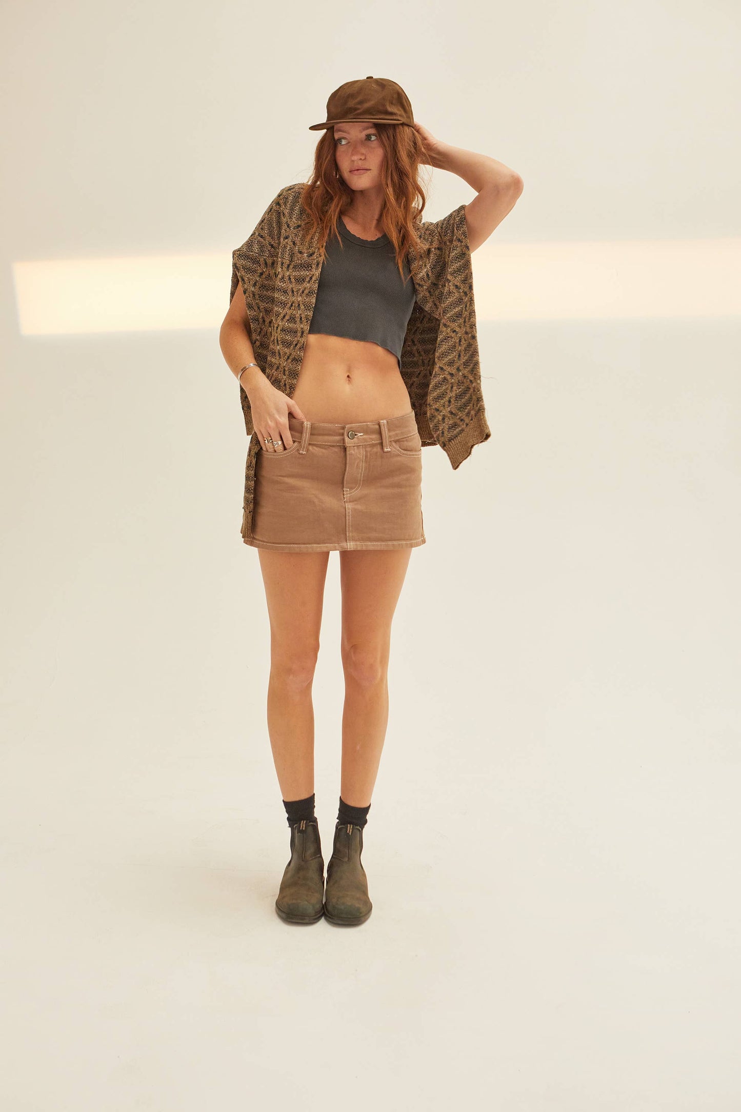 Low Profile Cotton Field Trip Hat (+11 Colors): Dune