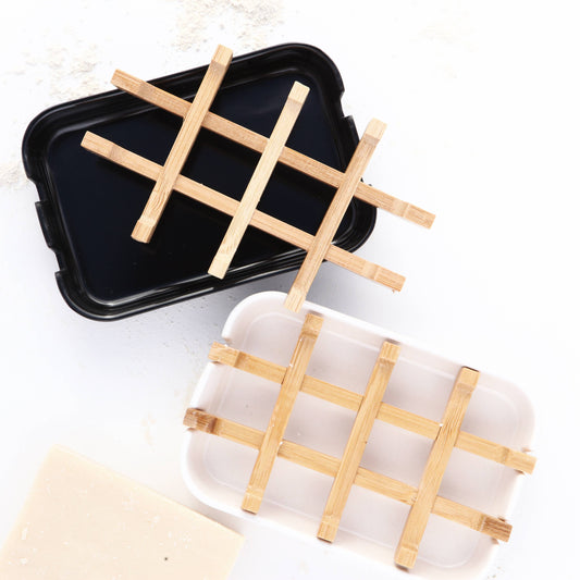 Nash and Jones - Bamboo Soap Dishes: Black