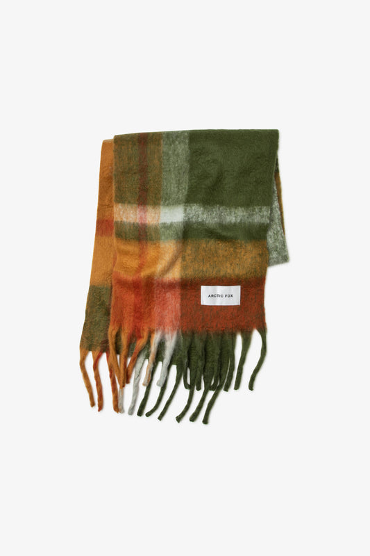 Arctic Fox & Co. - North America - The Stockholm Scarf - 100% Recycled - Mossy Spring - FW26
