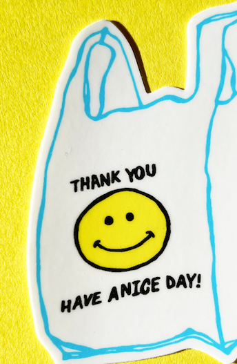 NEW YORK TAKEOUT BAG STICKER