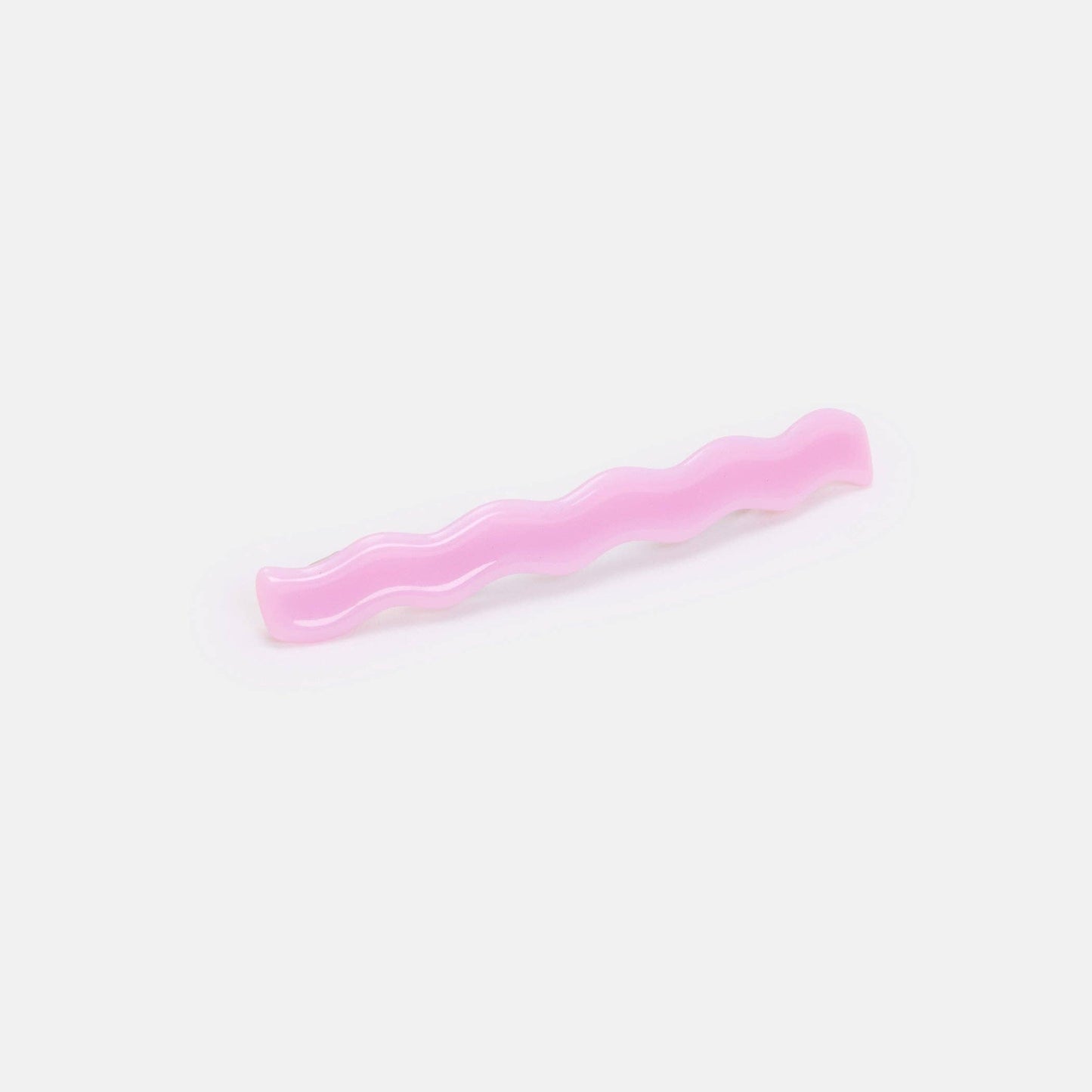 Skinny Wave Barrette in Lilac