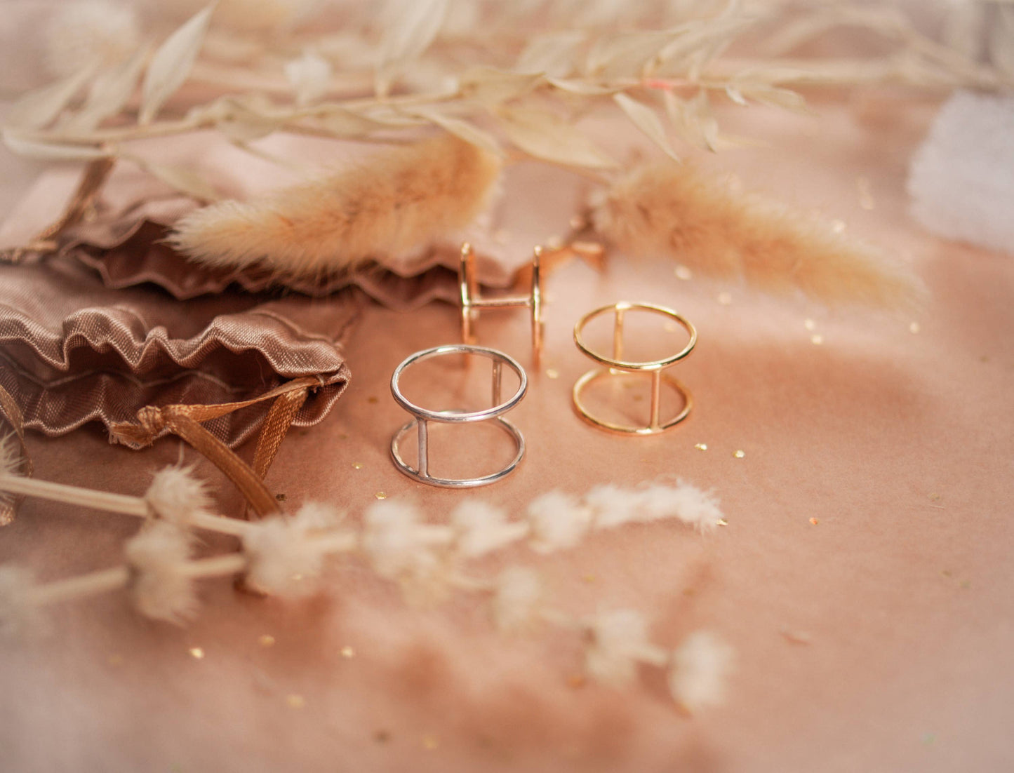 Hannah Naomi - Thick Cage Ring, 14K Gold Fill: Smooth Finish / 6.5 / Small