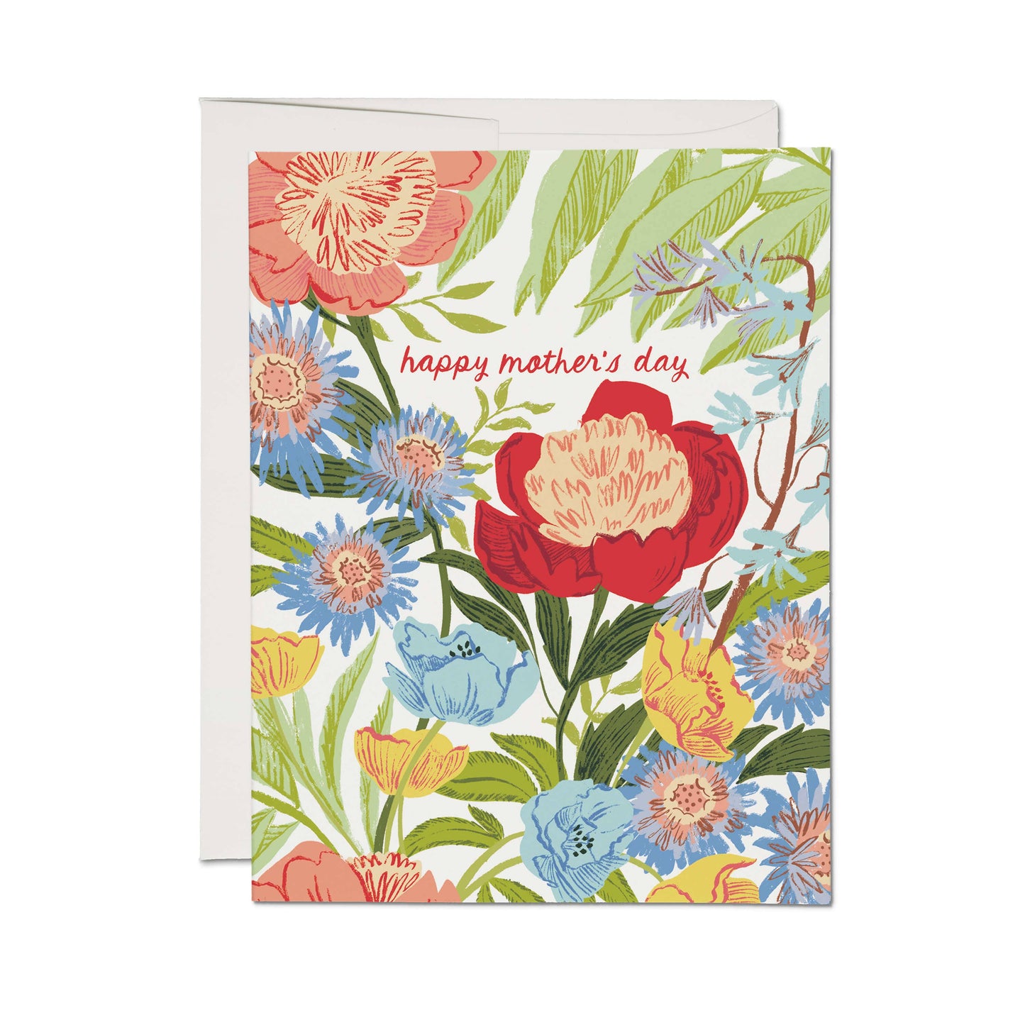 Red Cap Cards – Petals of Joy Mother's Day Greeting Card (Single)