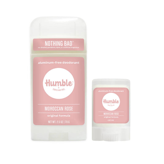 Humble Brands, Inc. - Travel Size Deodorant - Moroccan Rose
