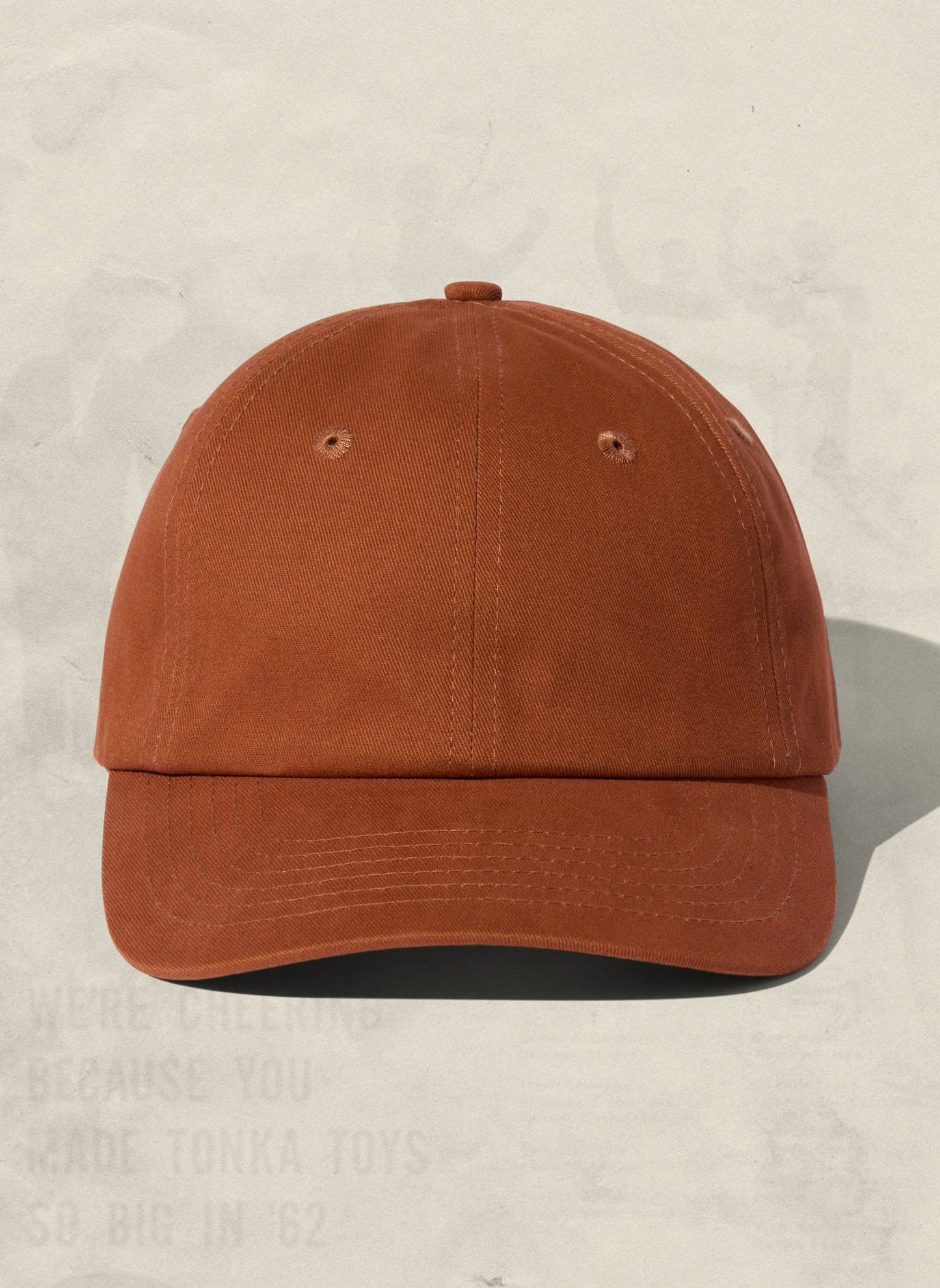 Classic Dad Hat: Rust - Brushed