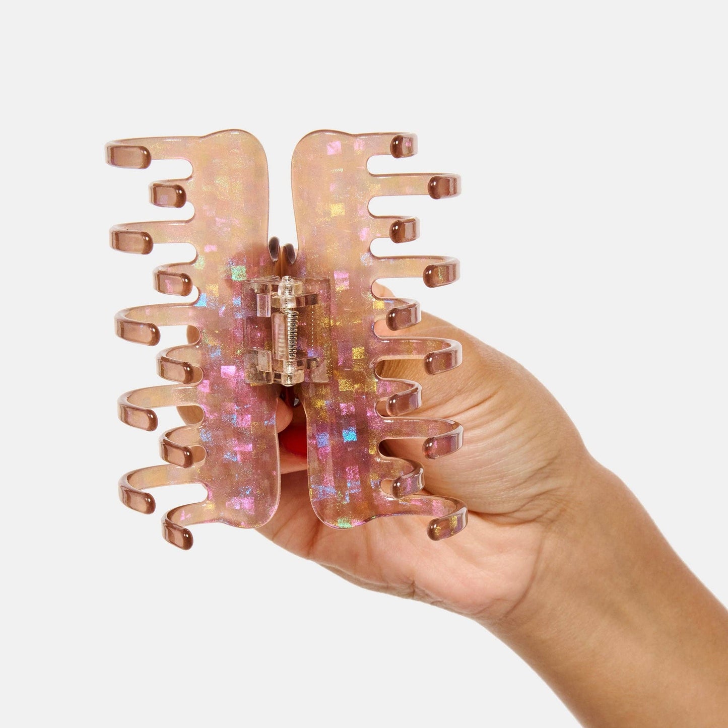 Jojo Claw in Small Hazel Sparkle