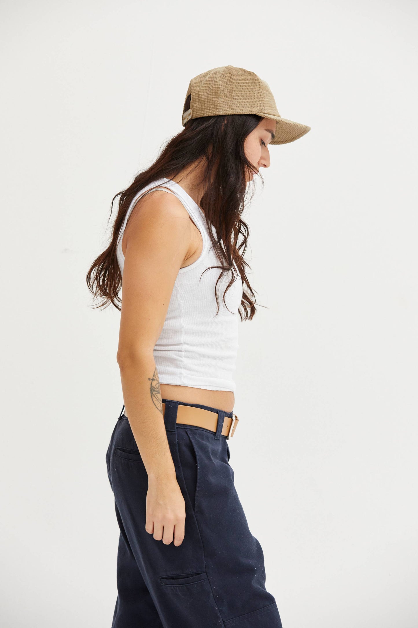 Waffle Corduroy Field Trip Snapback Hat: Slate