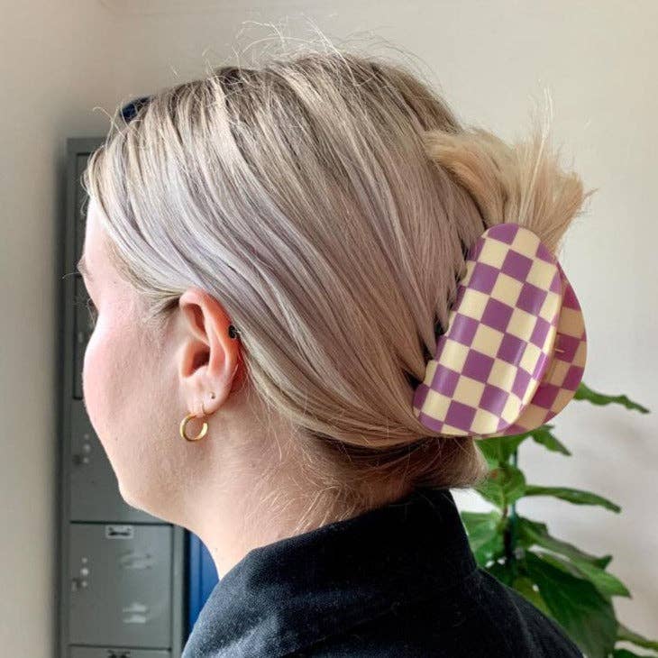 CHUNKS - Checker Claw in Lavender