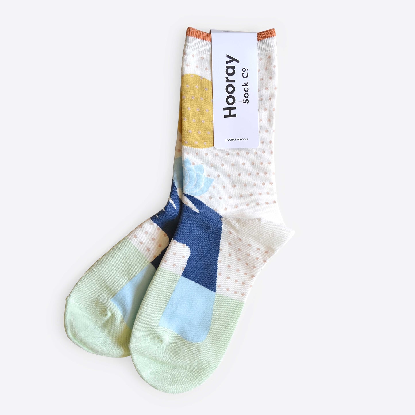 Hooray Sock Co. - Lotus: Small (Women's 4 - 10)