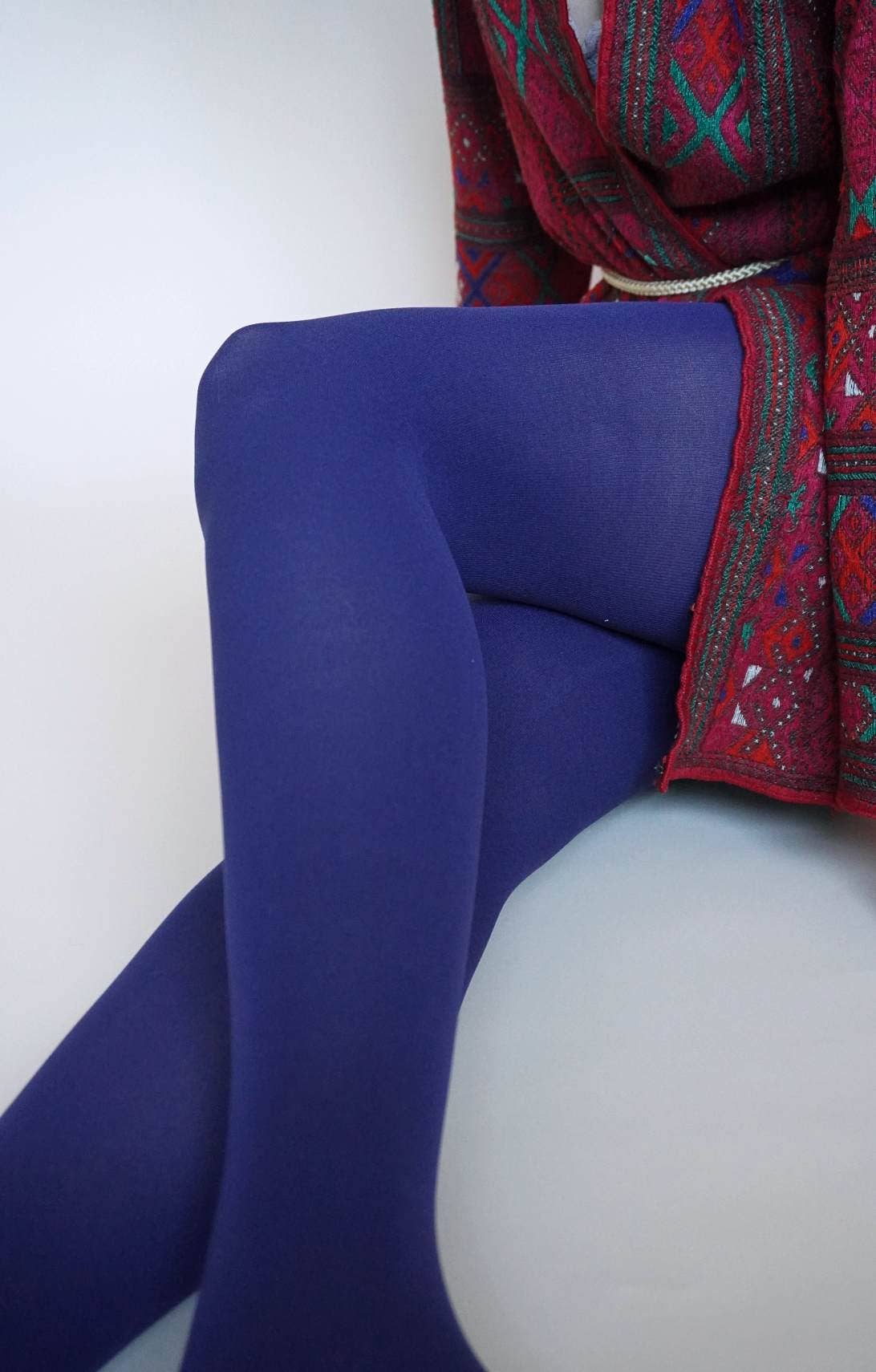 OPAQUE ZOKKI COLORED TIGHTS: Mustard / Small to Medium