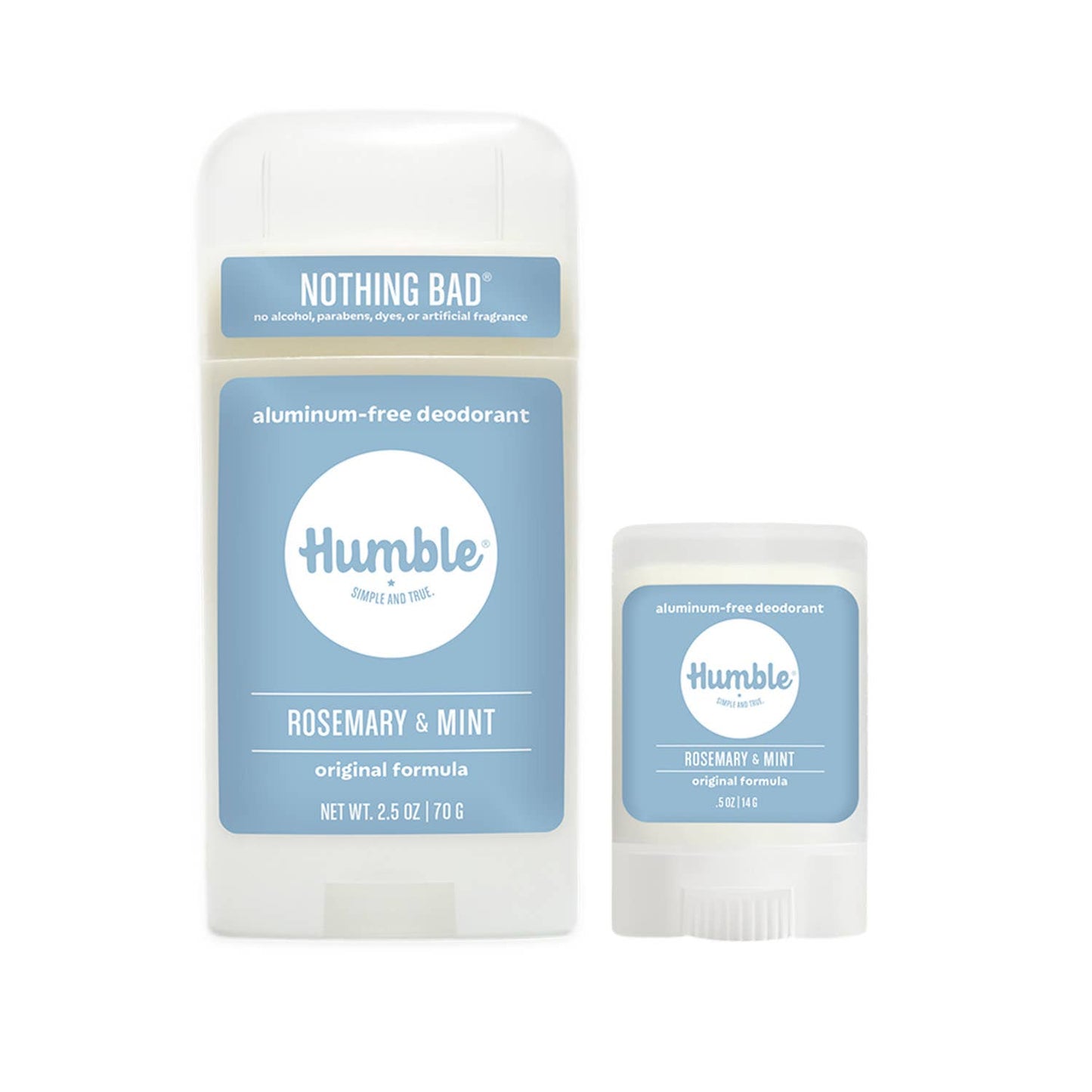 Humble Brands, Inc. - Travel Size Deodorant - Rosemary and Mint