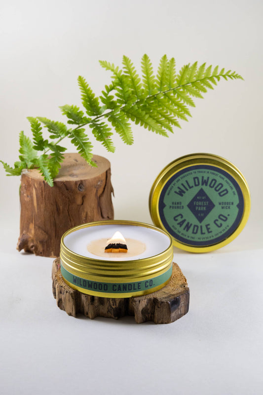 4 oz Forest Park Travel Tin Candle