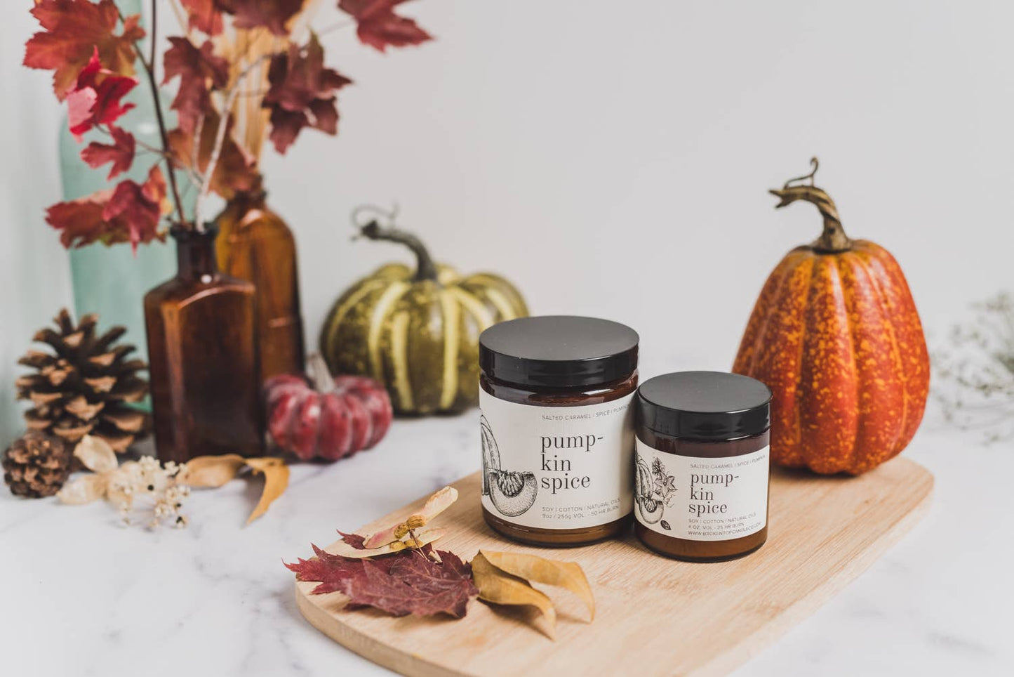Broken Top Brands - Pumpkin Spice Natural Soy Candle 4 oz