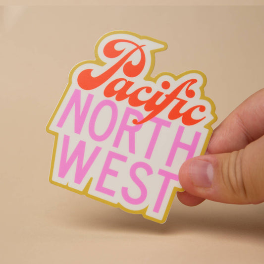 Retro PNW Sticker