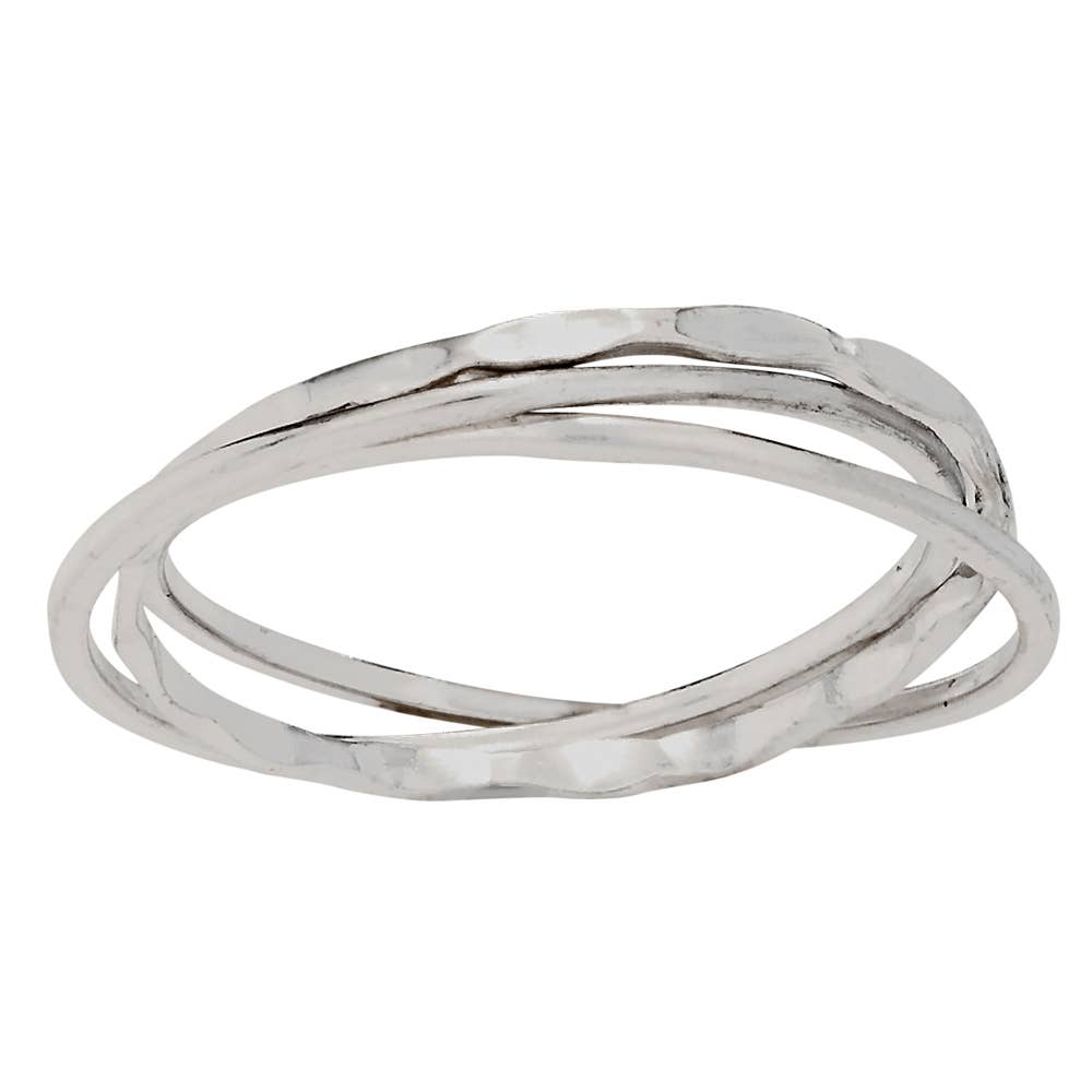 Tiger Mountain Jewelry - Three's Company Sterling Silver Ring Set: 8