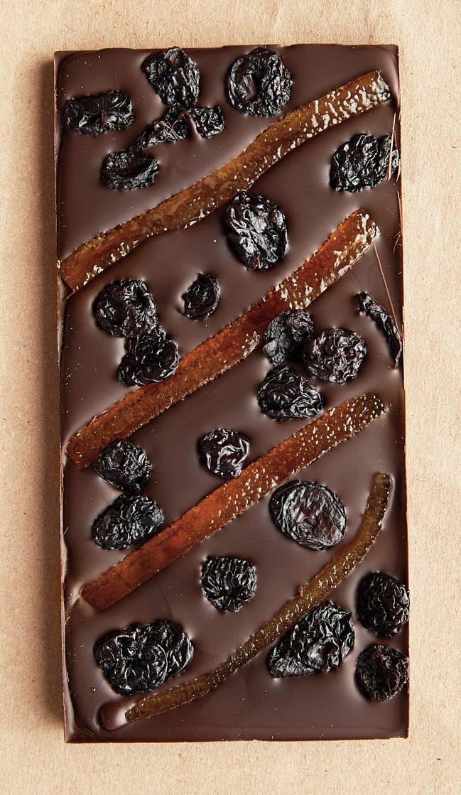 Wildwood Chocolate Orange Confit and Cherries Bar