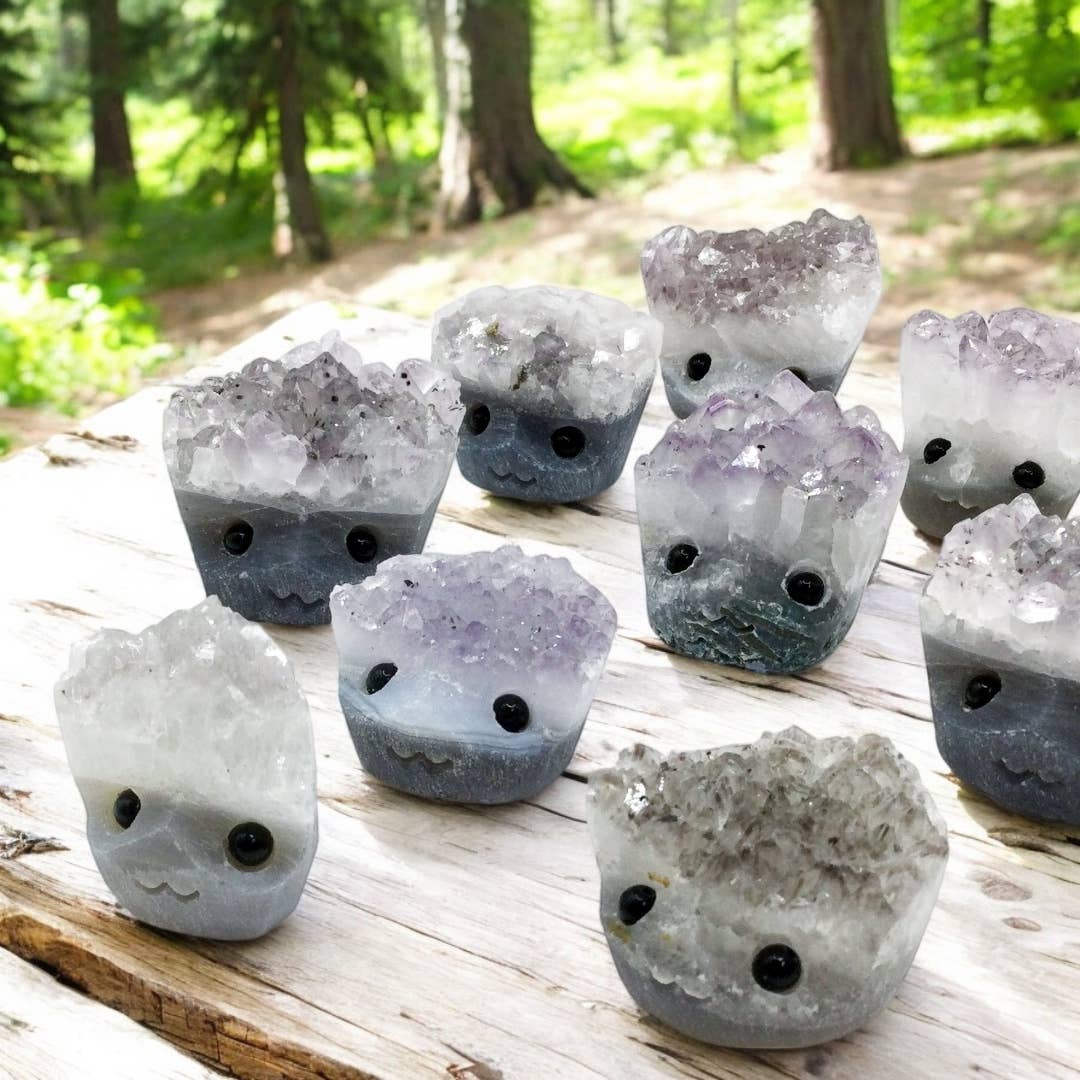 Wax Apothecary - NEW Agate Amethyst Buddy Crystal Cluster Rock Friends ๐โจ