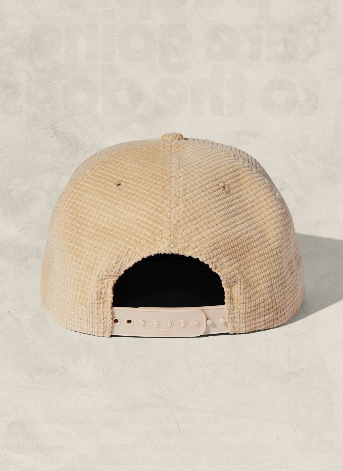 Waffle Corduroy Field Trip Snapback Hat: Slate