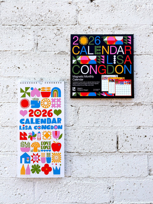2026 Wall Calendar by Lisa Congdon
