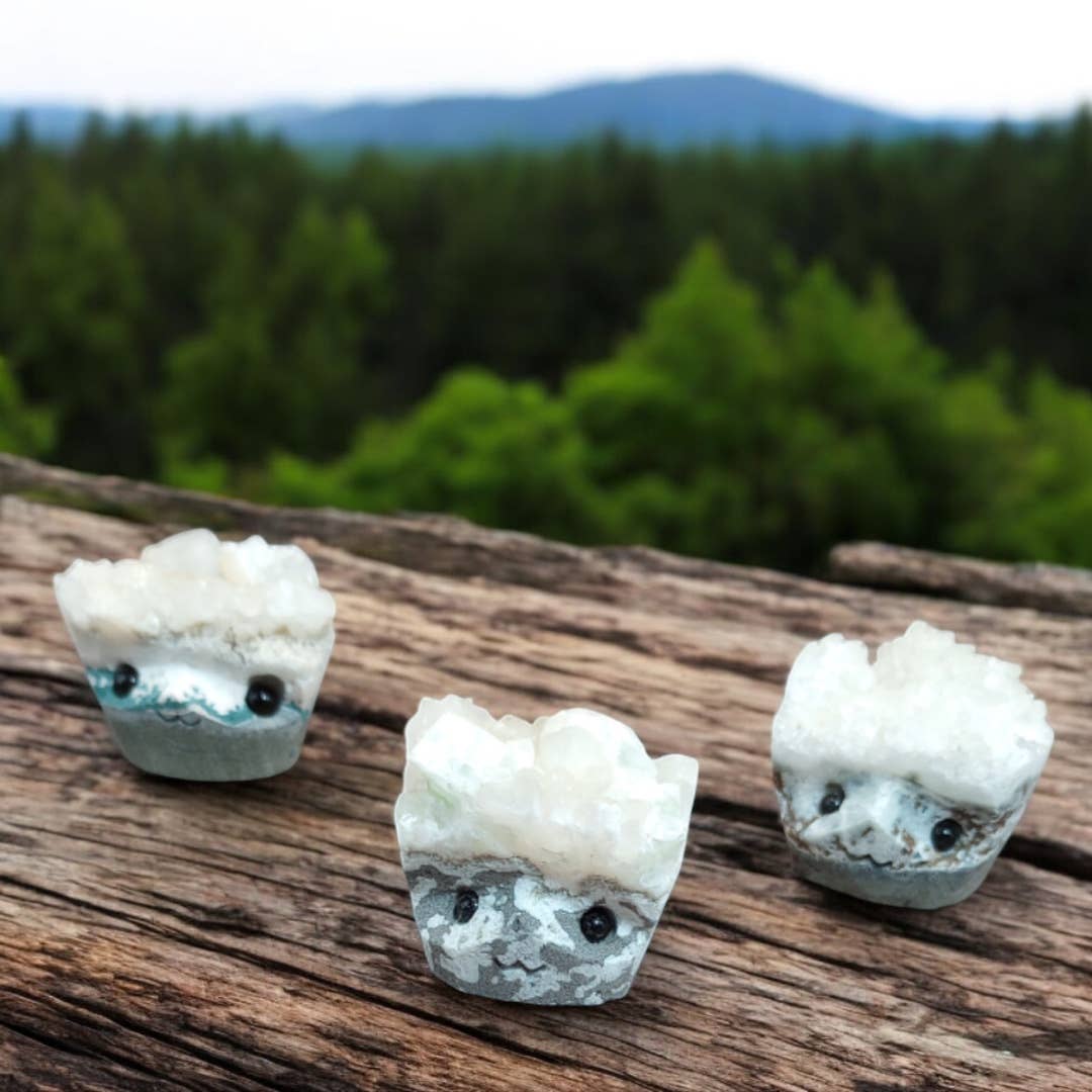 Wax Apothecary - NEW Apophyllite Buddy Crystal Cluster Rock Friends 💎✨