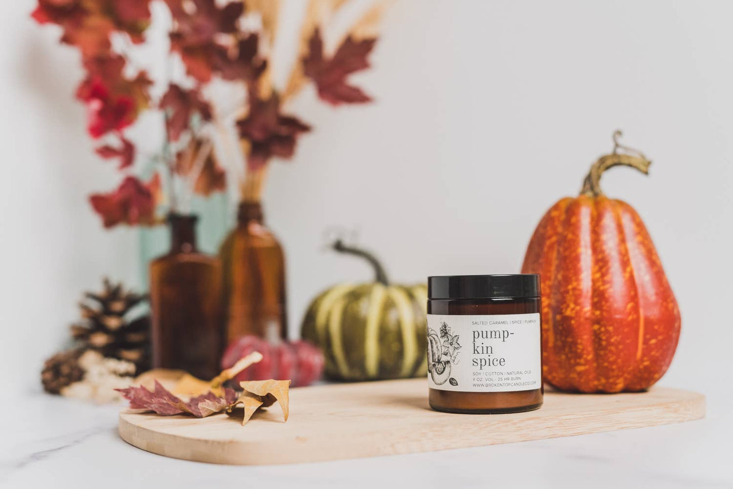 Broken Top Brands - Pumpkin Spice Natural Soy Candle 4 oz