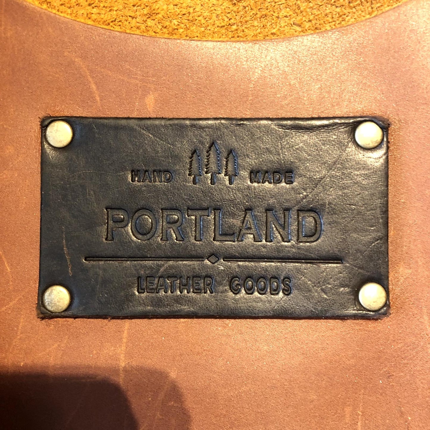 Portland Leather Goods Classic Zip Top Shoulder Tote Bag Purse 0408TK
