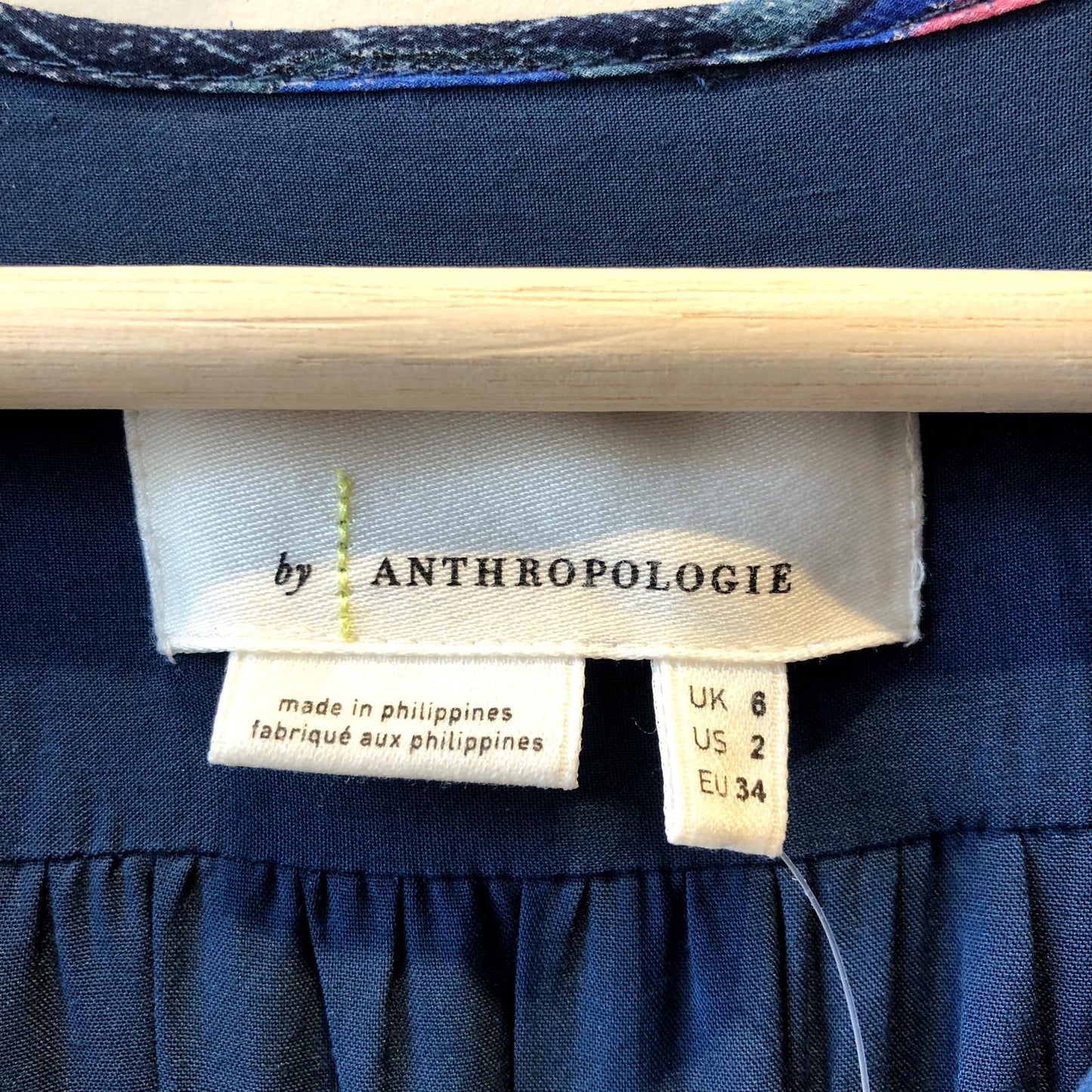 2 - by Anthropologie Purple Patterned Long Sleeve Sydney Maxi Dress 0107KB