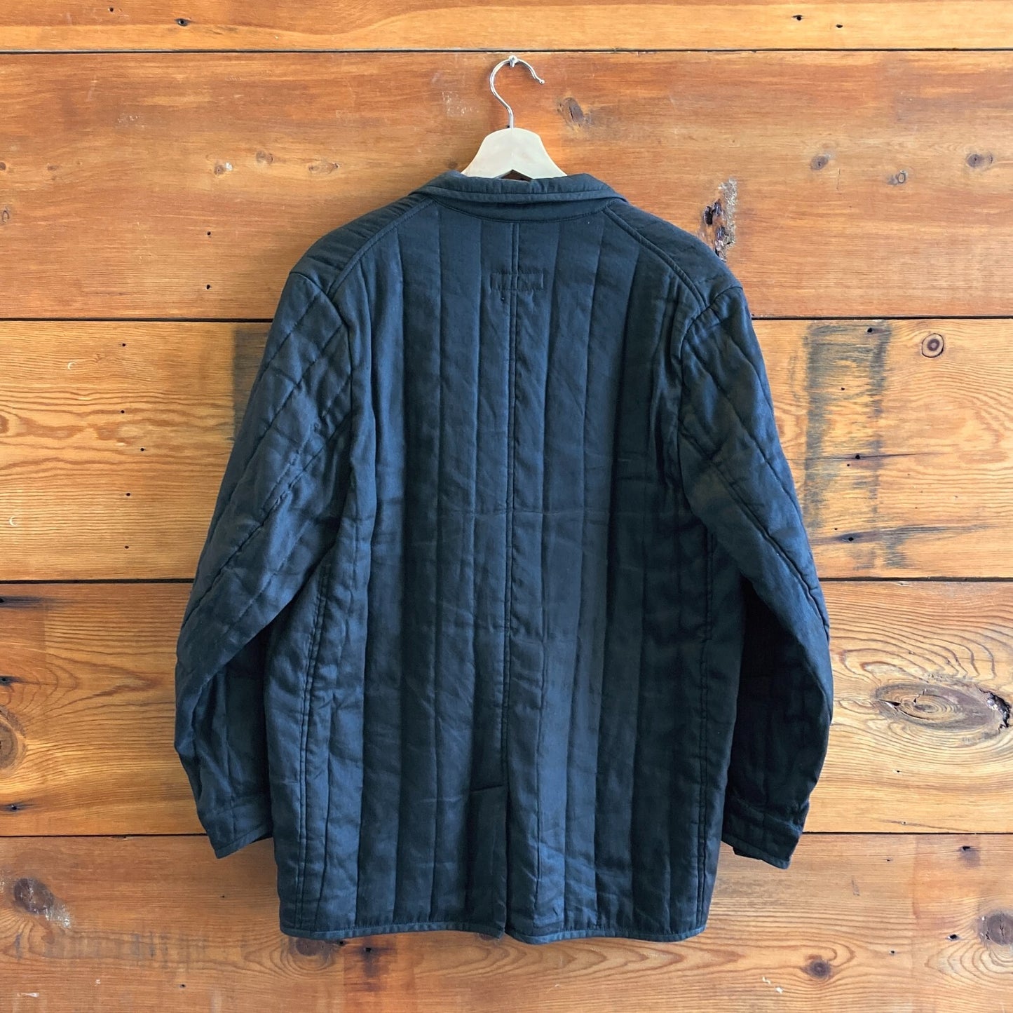 S / 36 - Isabel Marant Etoile Black Quilted Cotton Oversized Jacket 0706AV