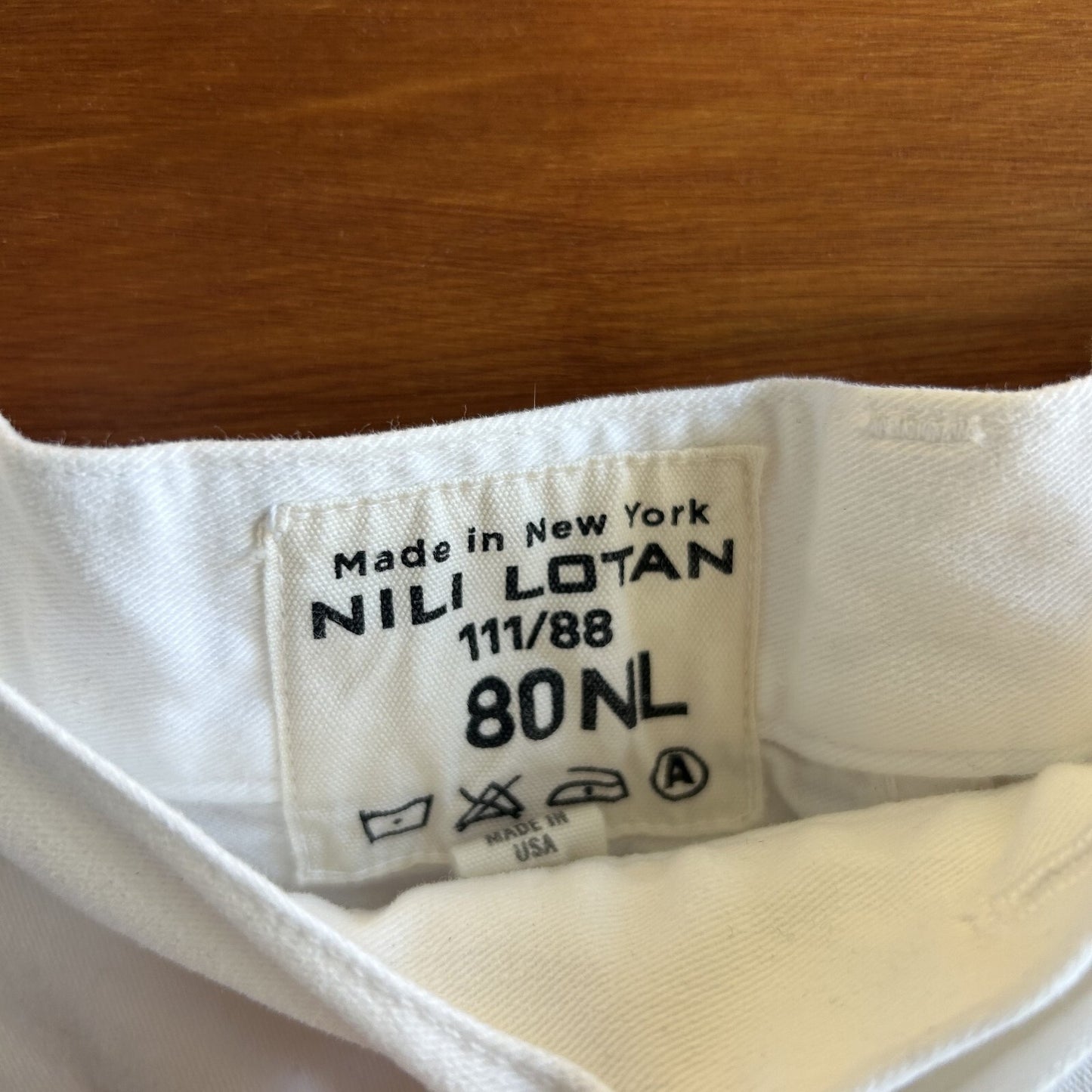 6 - Nili Lotan $395 White Shon Mid-rise Relaxed Fit Barrel Leg Jean 4427SC