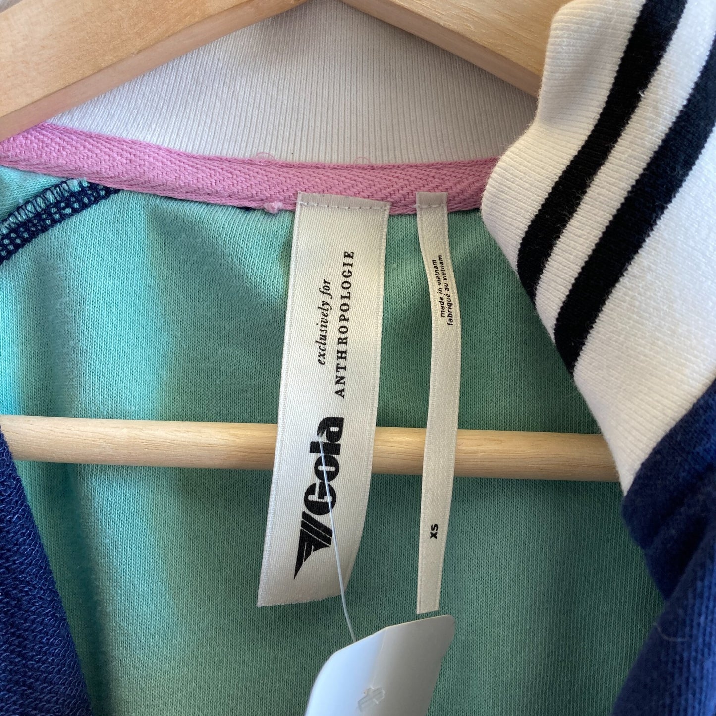 XS - Gola x Anthropologie Navy Blue Pullover Go The Distance Dress 0703SC