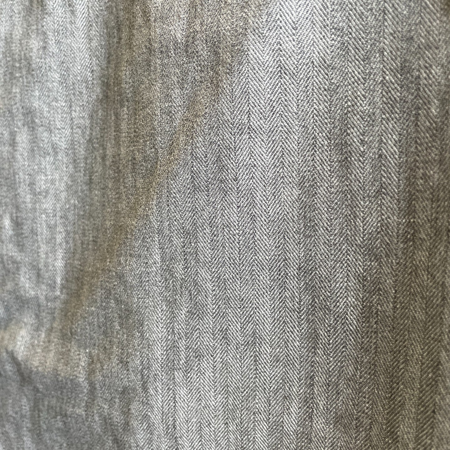M - Gary Graham Gray Cotton Short Sleeve V Neck Shift Dress 0804MS