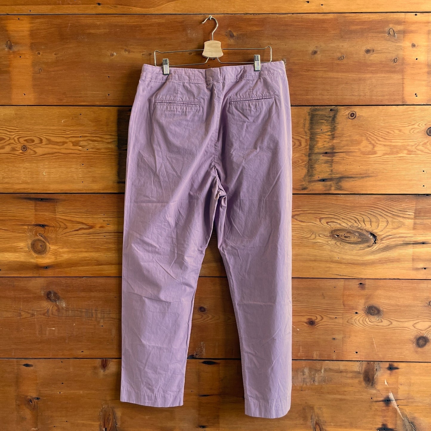 L - Rag & Bone Berry Pink Purple NEW Tie Waist Trouser Pants 0417DL