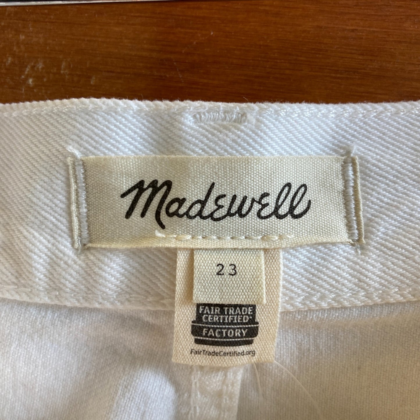 23 - Madewell NEW $110 White Denim Rilee Midi Jean Skirt 1007KW