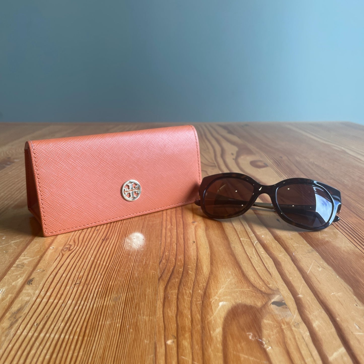 Tory Burch TY7111 Tortoise Cat Eye Sunglasses w/ Case 0701JB