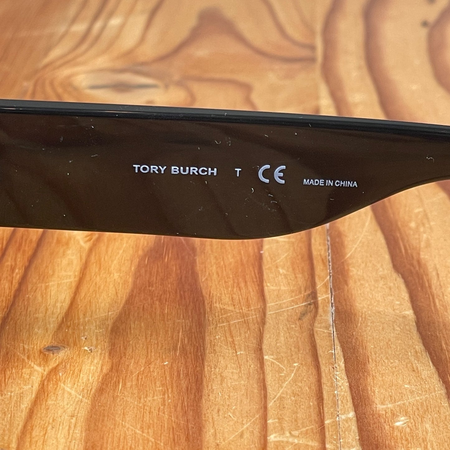 Tory Burch Black TY9067U Rectangle Sunglasses w/ Case 0701JB