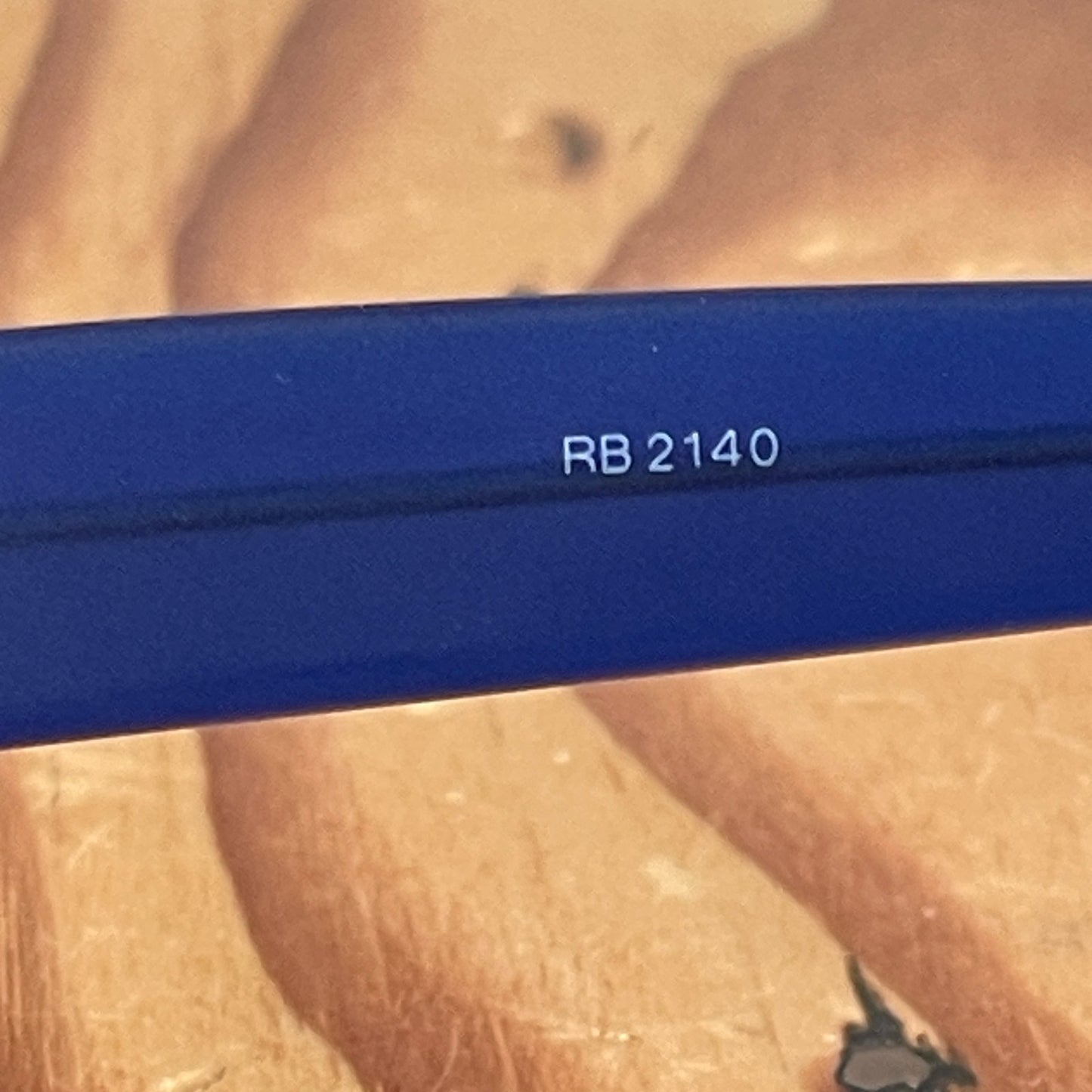 Ray Ban Blue Original Wayfarer Classic Acetate Sunglasses w/ Case 0701JB