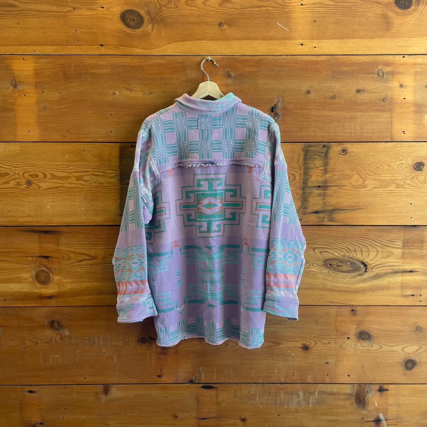 M - We The Free Purple Arizona Sky Pullover Henley Long Sleeve Top 0206BS