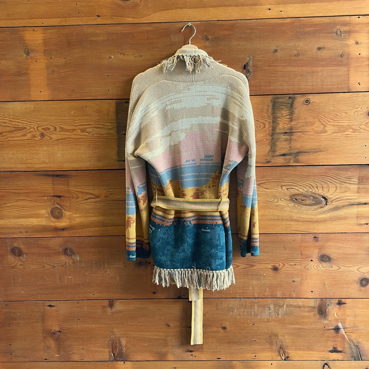 M - Pendleton Multi Color NEW $299 Columbia Shawl Collar Cardigan Sweater 0718ML
