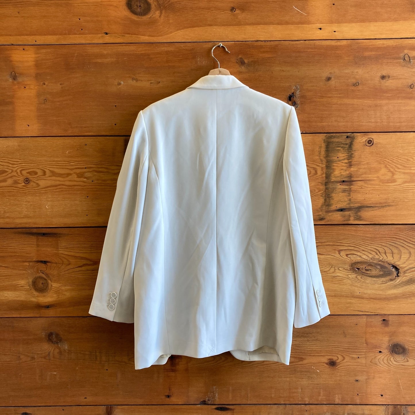 M - Babaton Aritzia Bone White NEW $228 Agency Single Button Jacket 0817LS
