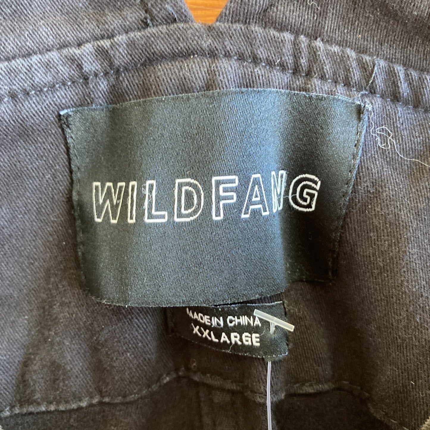 XXL - Wildfang Black Soft Brushed Cotton Essential Overalls Outfit 0728LC