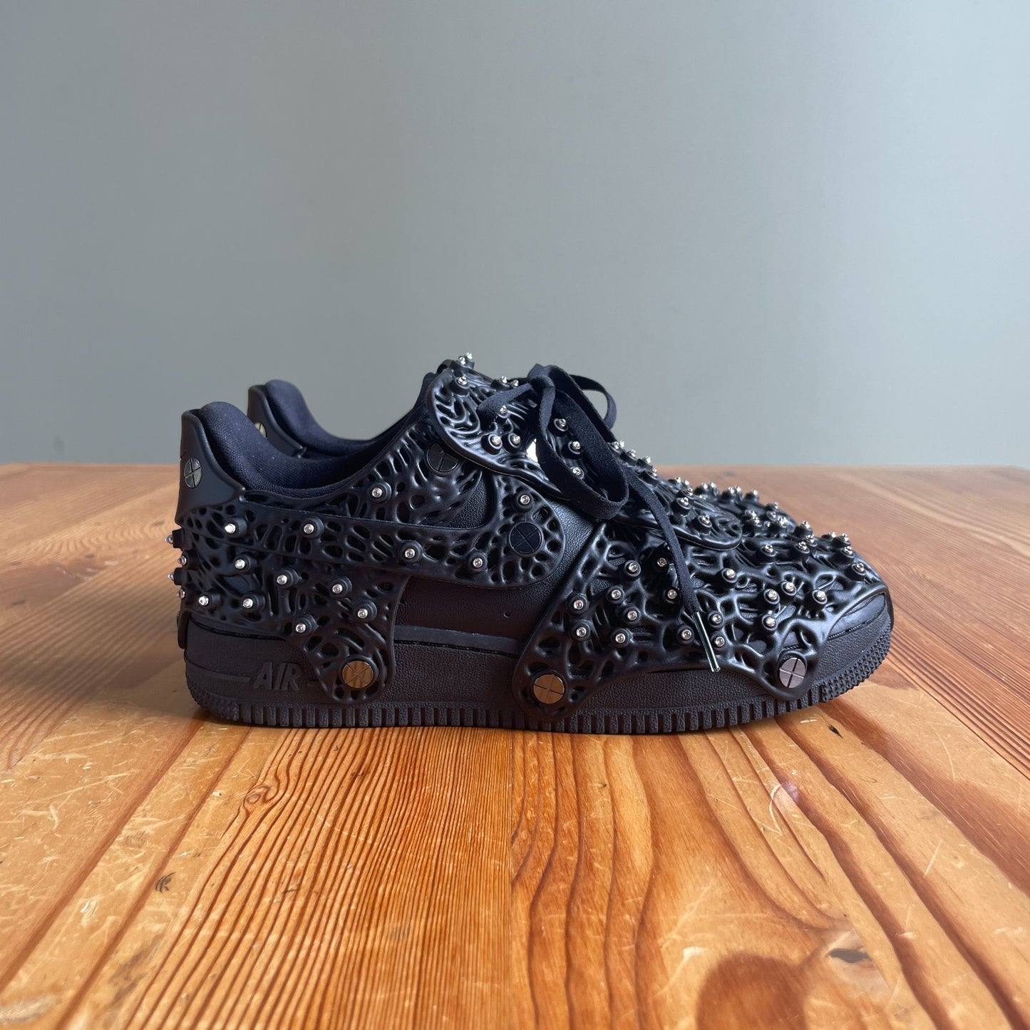 6.5 - Nike Black Air Force 1 LXX x Swarovski Black 2021 CV7668-001 w/ Box 0716MD