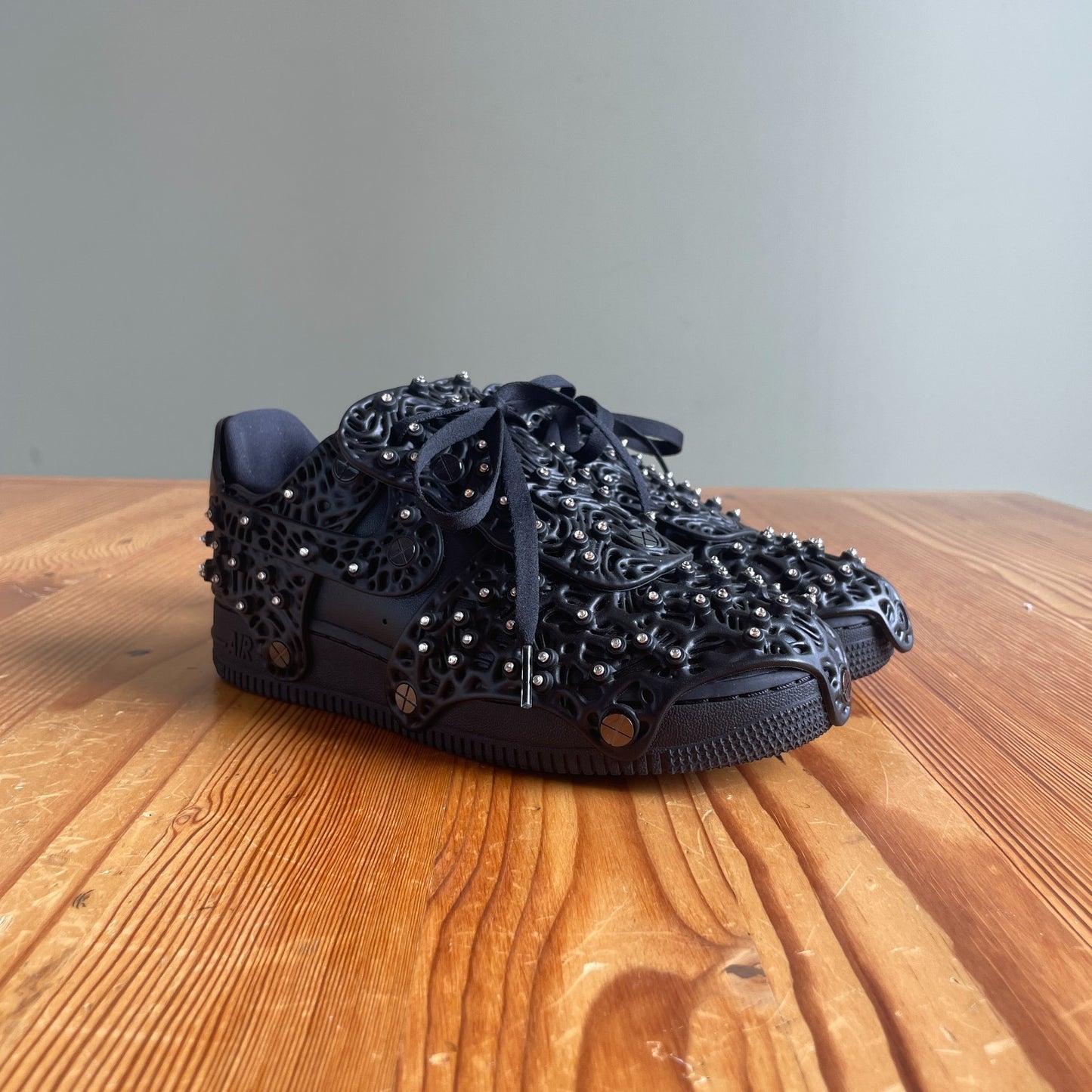 6.5 - Nike Black Air Force 1 LXX x Swarovski Black 2021 CV7668-001 w/ Box 0716MD
