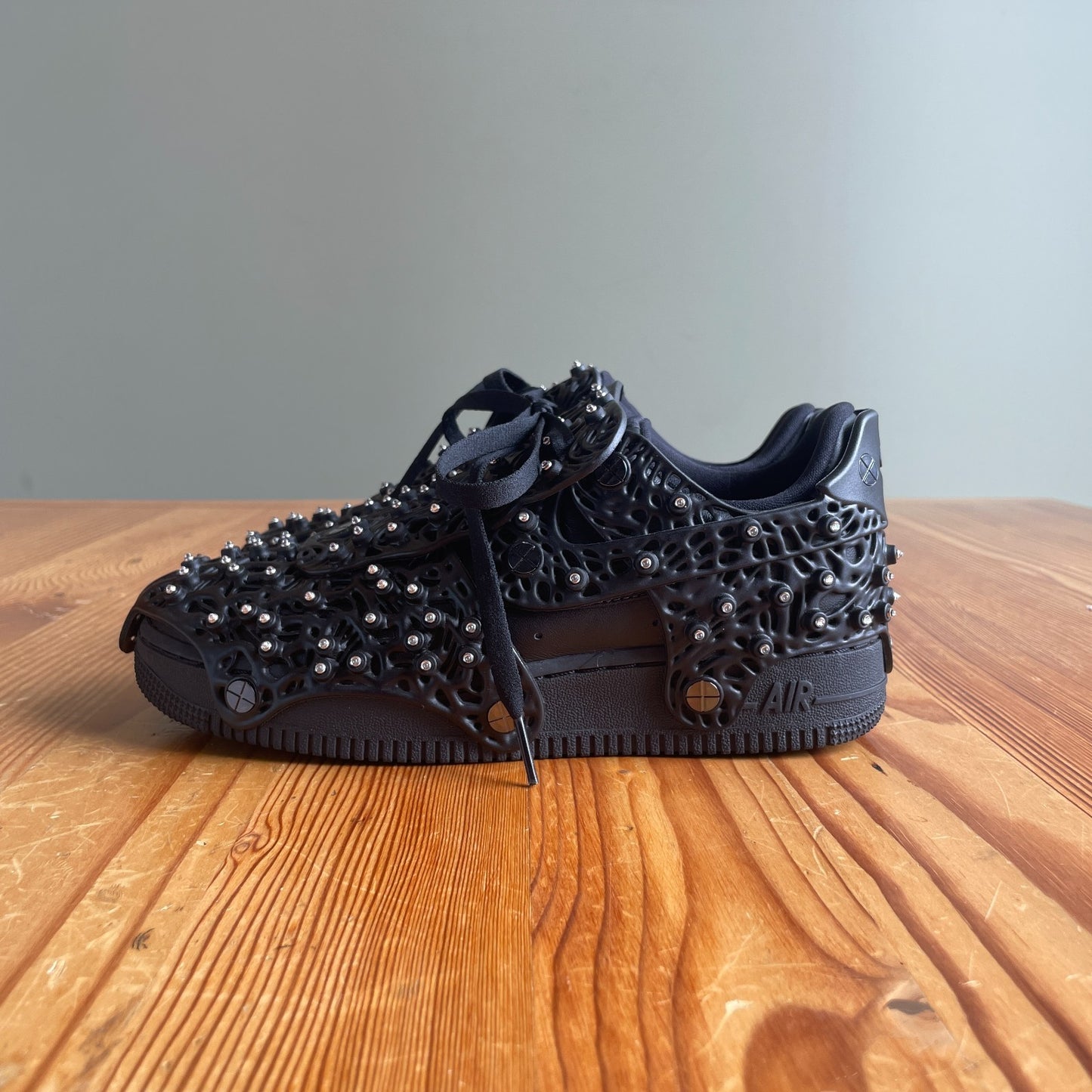 6.5 - Nike Black Air Force 1 LXX x Swarovski Black 2021 CV7668-001 w/ Box 0716MD
