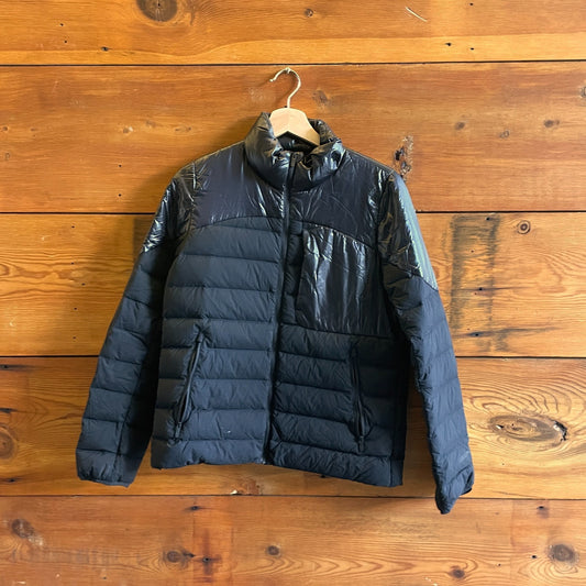 4 - Lululemon $228 Black Navigation Stretch Down Zip Up Jacket Coat 1217MA