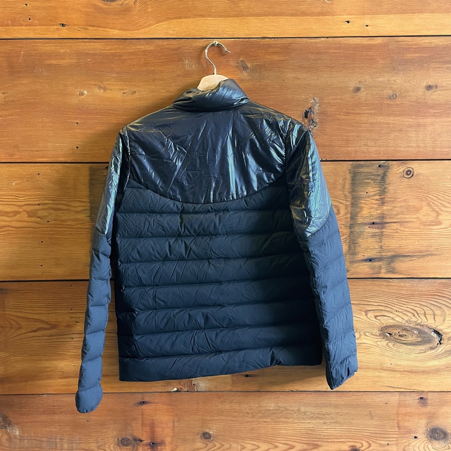 4 - Lululemon $228 Black Navigation Stretch Down Zip Up Jacket Coat 1217MA