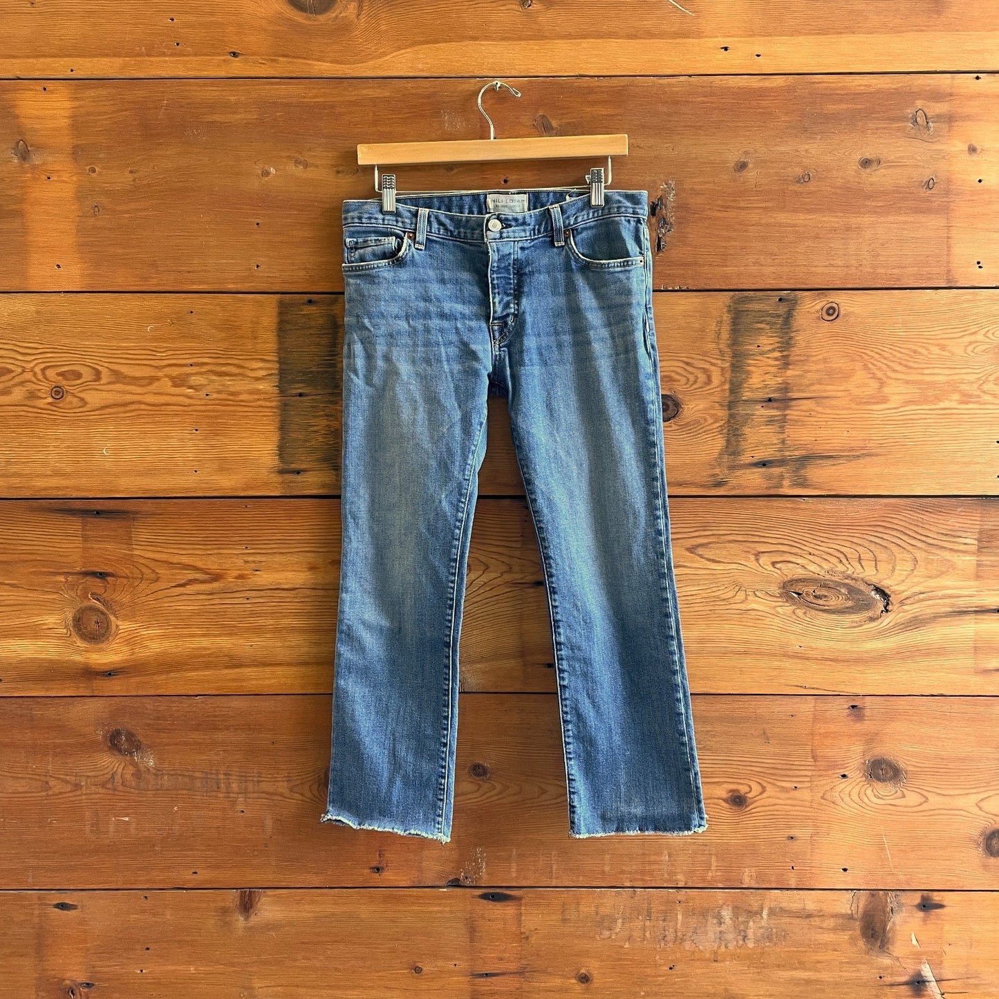 26 - Nili Lotan Low Rise Button Fly Boyfriend Straight Leg Jeans 0804ST