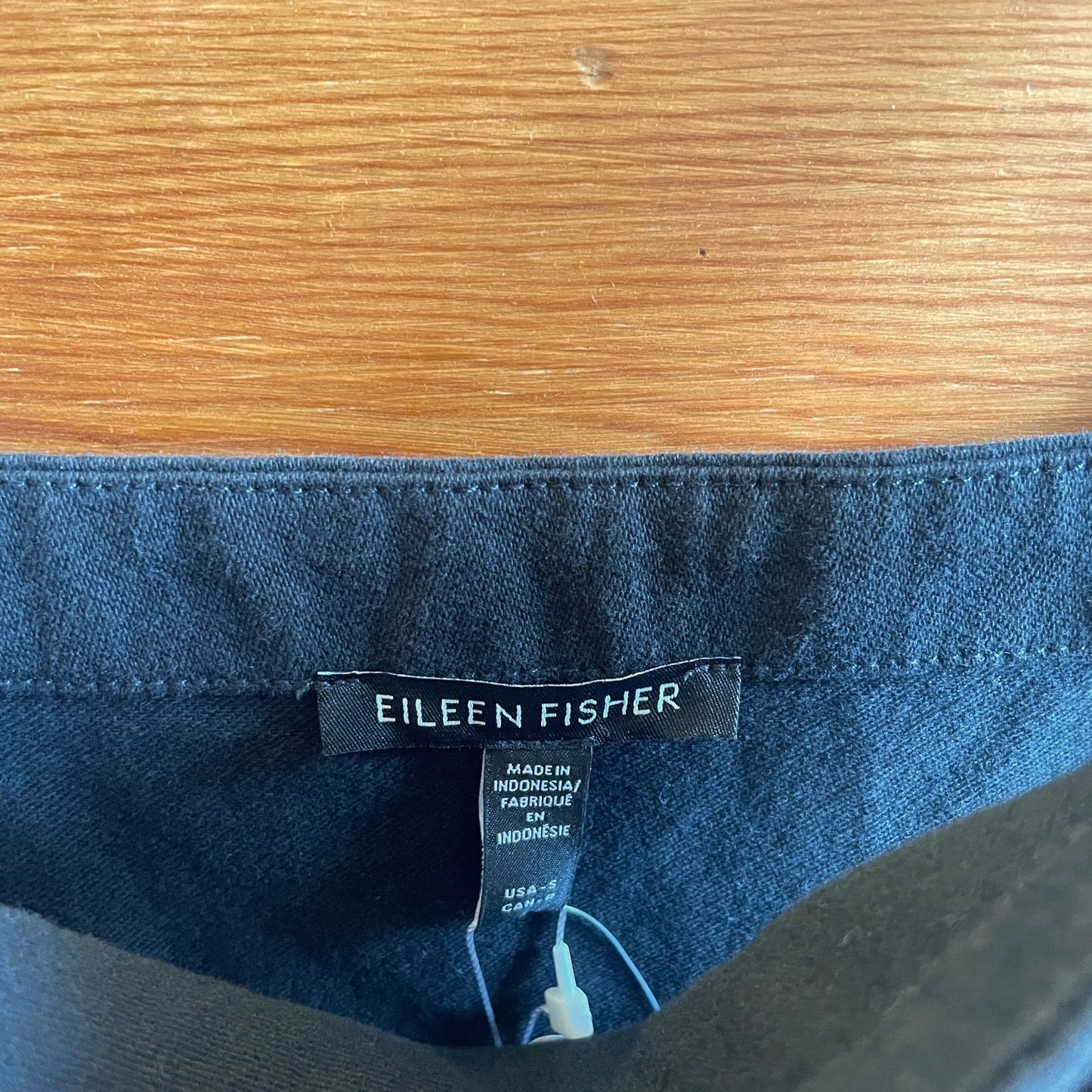S - Eileen Fisher $198 Black Lantern Garment Dyed Utility Jumpsuit NEW 0721DK