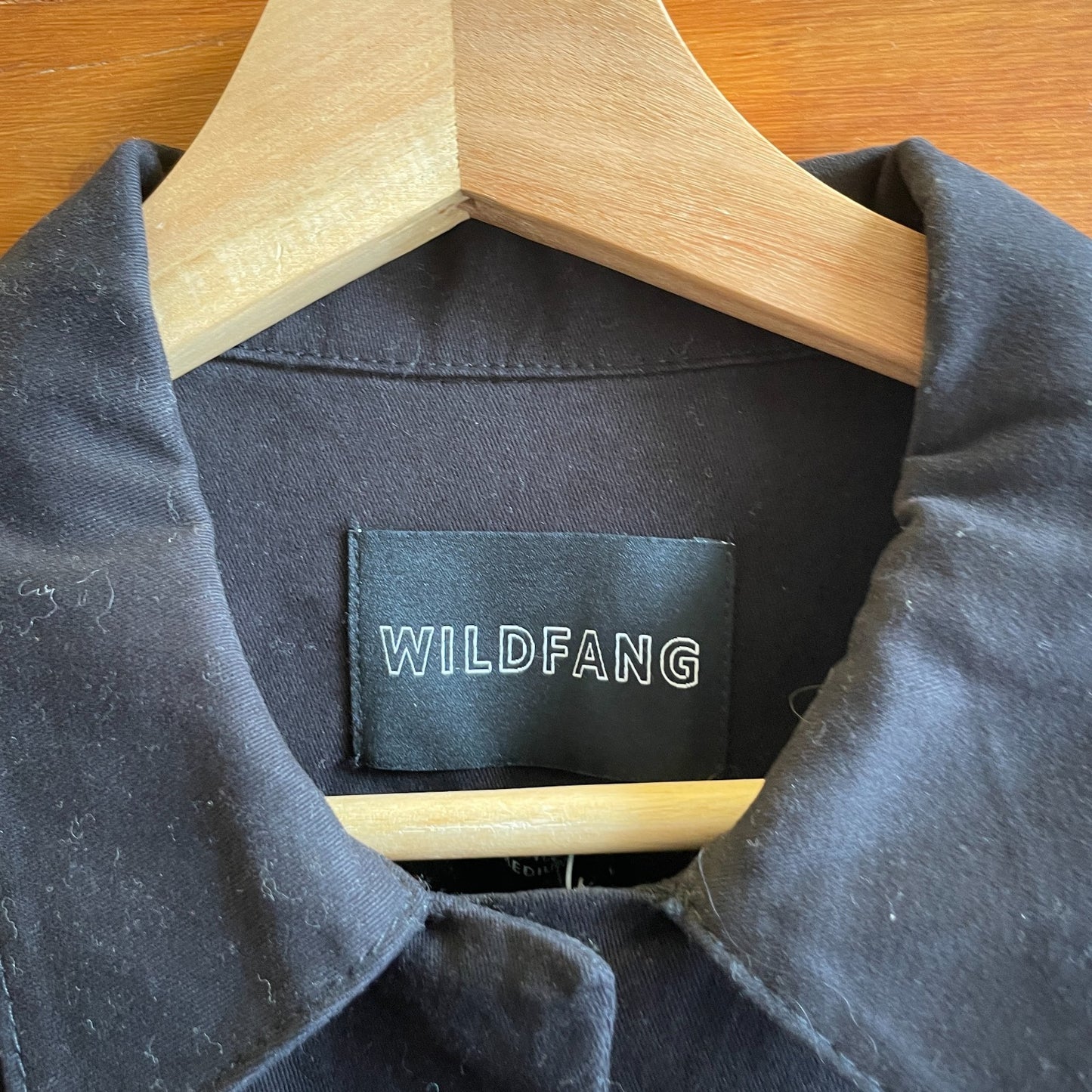 M - Wildfang $184 Black Long Sleeve The Essential High Waist Jumpsuit NEW 0721DK