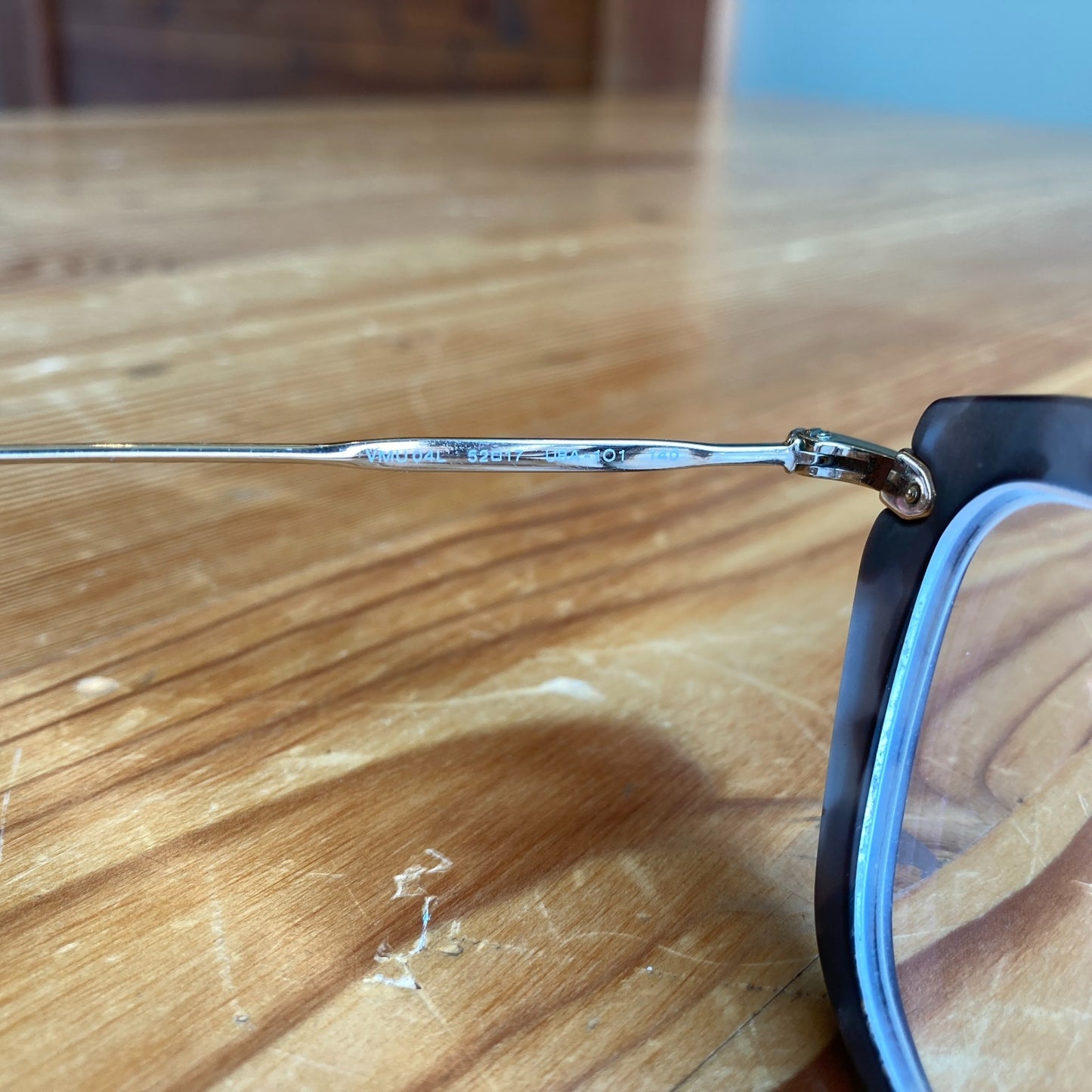 Miu Miu VMUO4I UBA-101 52mm Cat Eye Gray Turquoise Eyeglasses Frames 0808BB